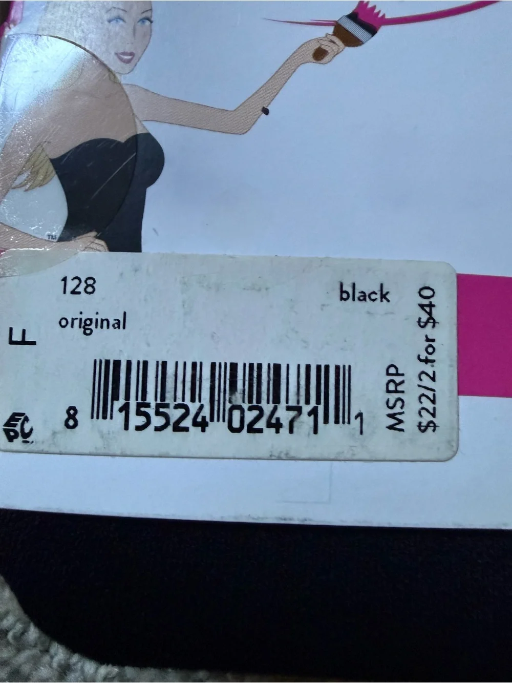 NEW SPANX Tights High Charcoal Opaque Style 128 All Day Shaping Size F